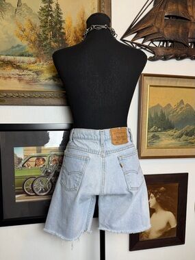 Vintage Orange Tab 505 Levi's Cut-Off Shorts 27"W Regular Fit